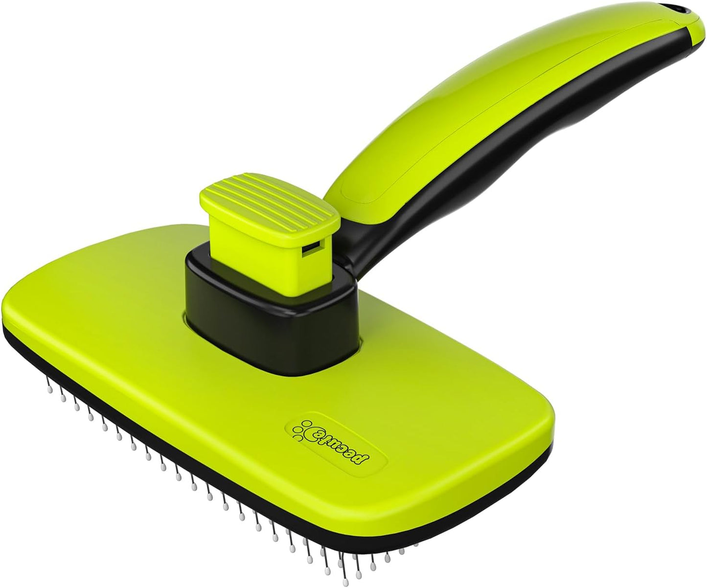 Pecute Cepillo Perros Y Gatos Peine Para Mascotas Quitar Y Remover El Pelo Muerto Carda Con Púas Flexible De Acero Inoxidable Para Desenredar Y Peinar a Mascotas, Reduce 95% De Pelo Suelto Cómodo